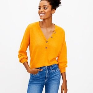 Petite Yellow Loft Sweater